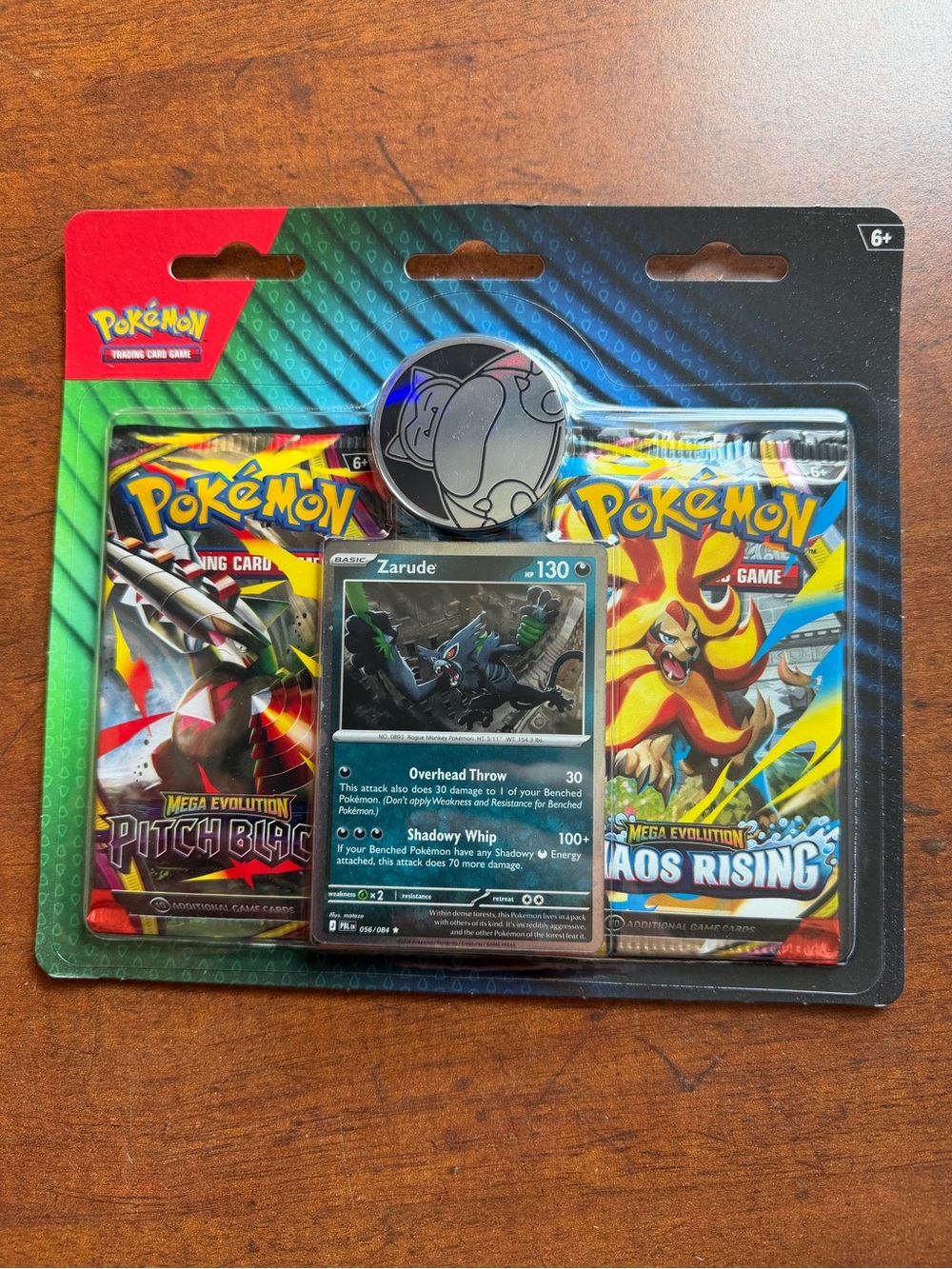 Authentic Pokemon Zarude Foil Pack - 2 pack